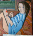 Фотография портрета 'Рисующая девочка' ссылка на страницу 'портреты' ... Живопиь. Картины.